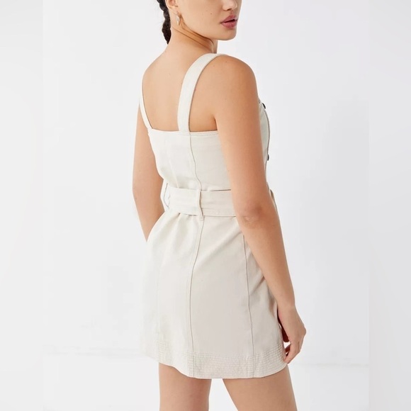C/meo Collective Essentials Denim Pinafore Dress NWT - Picture 4 of 16